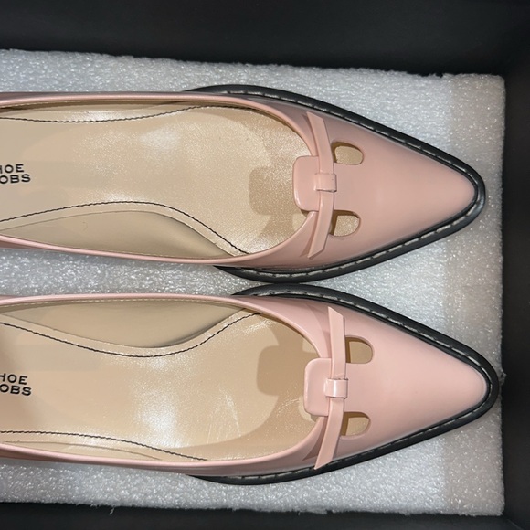 🔥🔥🔥 NEW Marc Jacobs The Mouse Shoe Demi-Wedge Pink Pointy Flats Shoes - Picture 4 of 7